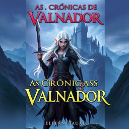 A book cover for a young adult epic fantasy novel titled "As Crônicas de Valnador"