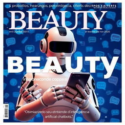 A magazine cover with the name "BEAUTY" prominently displayed