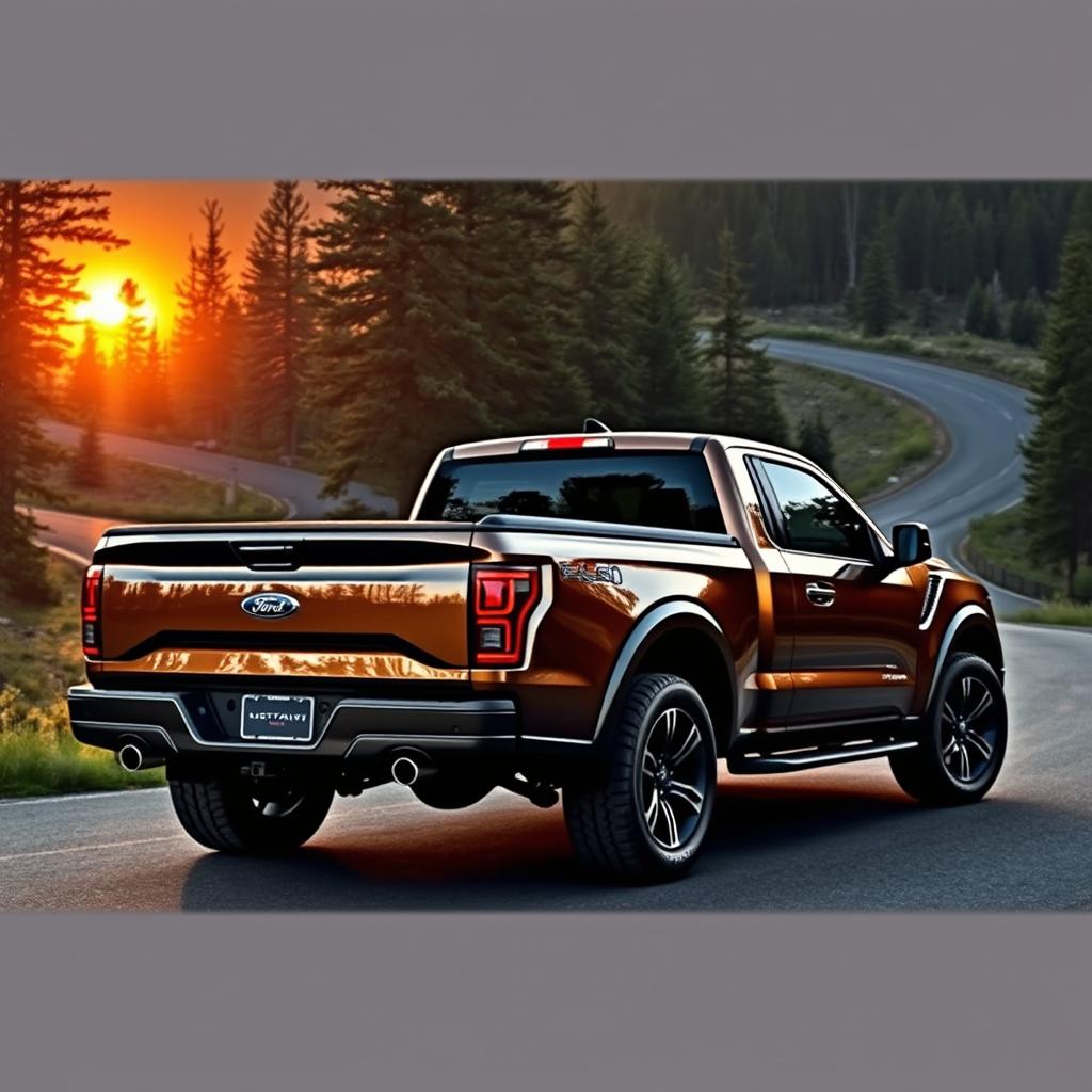 A rugged and stylish Ford Mustang pickup truck with sleek curves and a powerful presence