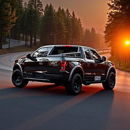 A rugged and stylish Ford Mustang pickup truck with sleek curves and a powerful presence