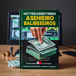 Capa de livro atraente com o título em destaque "Os 7 Segredos Para Nunca Mais Perder Dinheiro Nas Casas De Apostas"