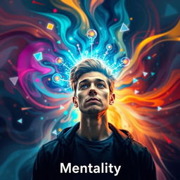 A dynamic and captivating video cover representing the theme of mentality