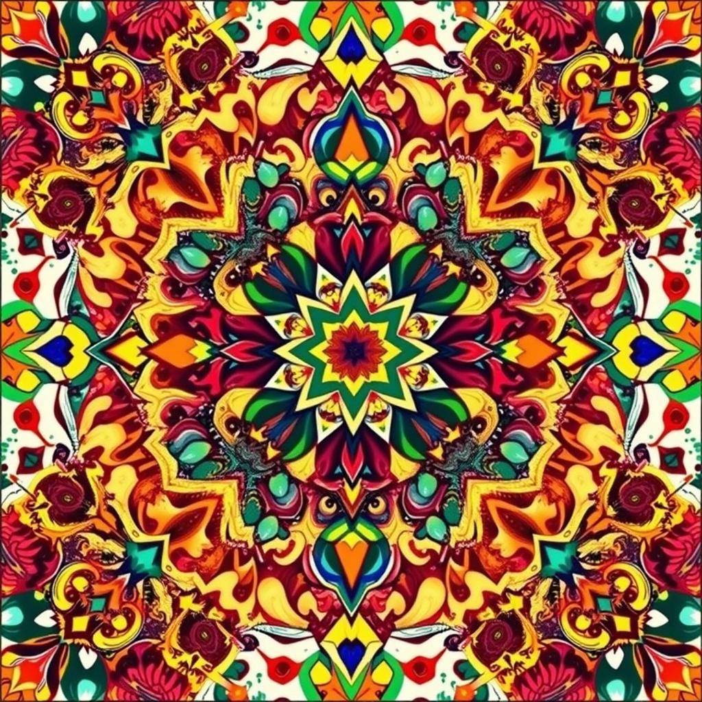 Create a detailed and imaginative illustration with a 34×34 grid as the canvas