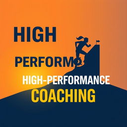 A dynamic and inspiring cover design for a high-performance coaching program