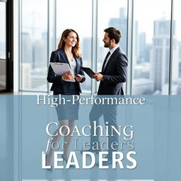 A realistic cover design for a high-performance coaching program featuring a professional woman and man