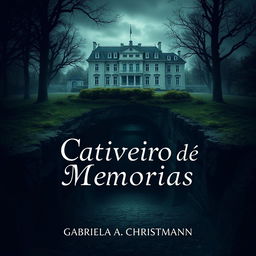 Cover design for the book "Cativeiro de Memórias" by Gabriela A