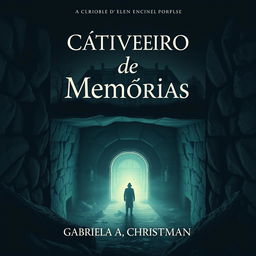 Cover design for the book "Cativeiro de Memórias" by Gabriela A