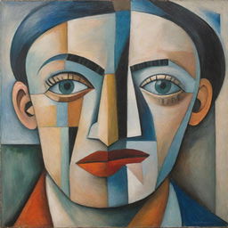 Portraits in the cubist style of Pablo Picasso, focusing on abstract and geometric facial features.