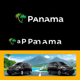 Design a modern and trendy corporate branding for a private transportation company in Panama that specializes in offering private travel services to tourists, internal tourism, promotional trips, vacation trips, travel for retirees, medical appointments, meetings with friends, and private driver services