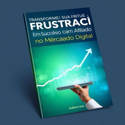 A captivating ebook cover for "Transforme sua Frustração em Sucesso como Afiliado no Mercado Digital"