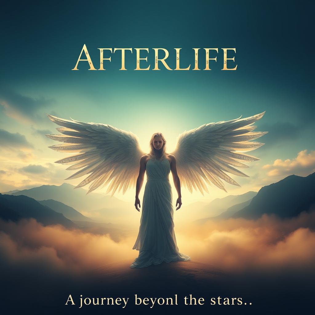 A movie poster for a fantastic film titled "Afterlife"