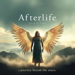 A movie poster for a fantastic film titled "Afterlife"