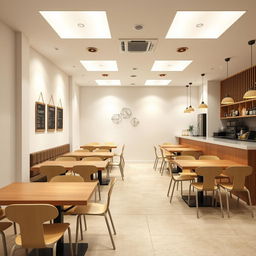 A contemporary restobar in a medium-sized space, with an emphasis on cost-effectiveness and minimalist aesthetics