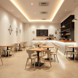 A contemporary restobar in a medium-sized space, with an emphasis on cost-effectiveness and minimalist aesthetics