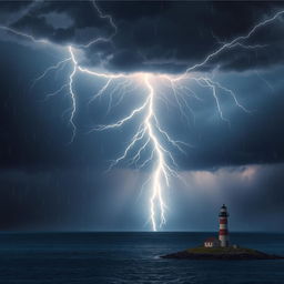 A captivating scene illustrating the fascinating aspects of lightning