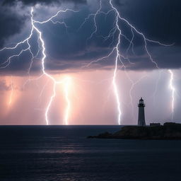 A captivating scene illustrating the fascinating aspects of lightning