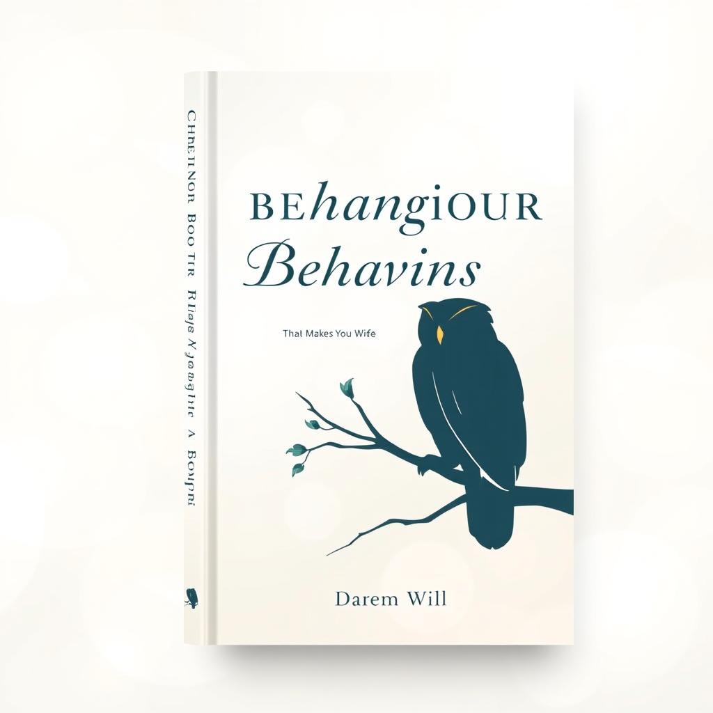 Design a book cover for "Changing Behaviour: That Makes You Wise"