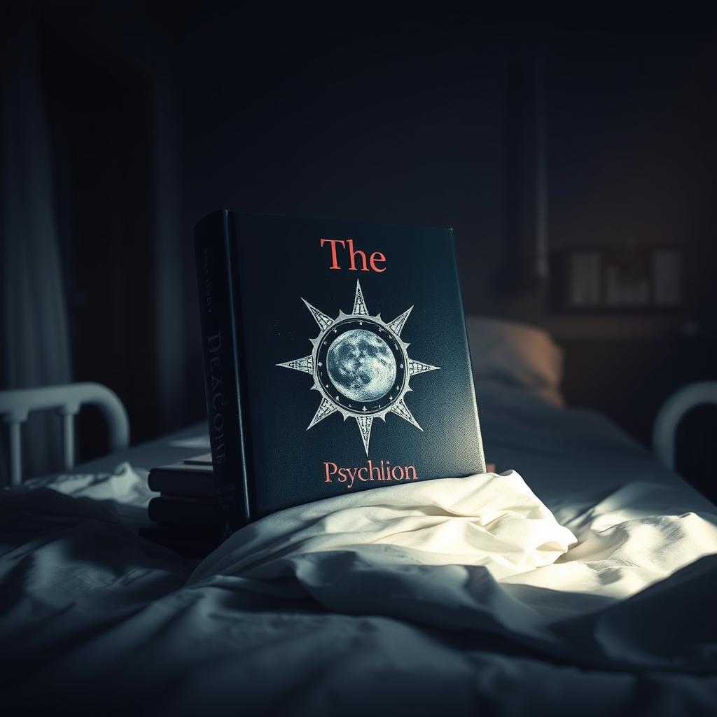 A dark fantasy book cover featuring a hospital setting