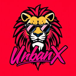 A vibrant and modern illustration of a logo for the 'UrbanX' YouTube channel