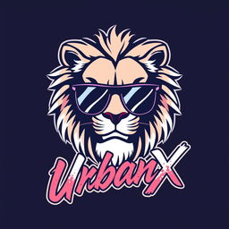 A vibrant and modern illustration of a logo for the 'UrbanX' YouTube channel