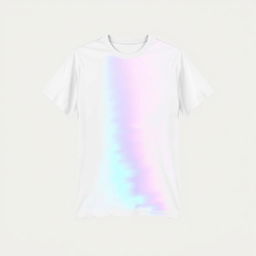 A simple yet sophisticated class t-shirt design featuring a holographic print