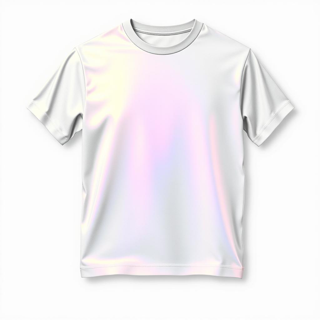 A simple yet sophisticated class t-shirt design featuring a holographic print