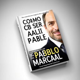 Book cover design featuring the title "Como Ser um Pablo Marçal"