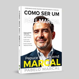 Book cover design featuring the title "Como Ser um Pablo Marçal"