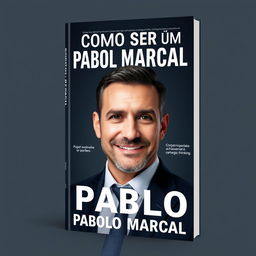 Book cover design featuring the title "Como Ser um Pablo Marçal"