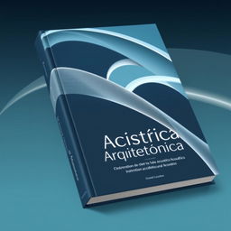 A captivating book cover illustrating 'Acústica Arquitectónica'