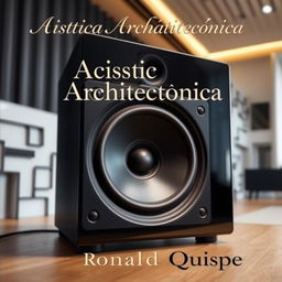 A detailed and artistic cover image featuring a high-end studio monitor under analysis