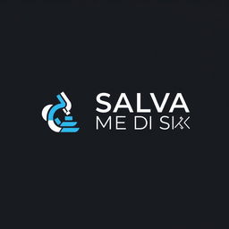 Logo design for a clinical laboratory named SALVA MEDIX SUR