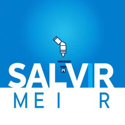 A logo design for a clinical laboratory named SALVA MEDIX SUR