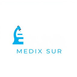 A logo design for a clinical laboratory named SALVA MEDIX SUR