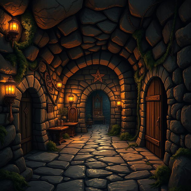 A classic fantasy dungeon inspired by traditional Dungeons & Dragons adventures