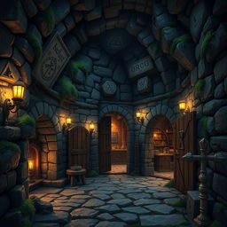 A classic fantasy dungeon inspired by traditional Dungeons & Dragons adventures