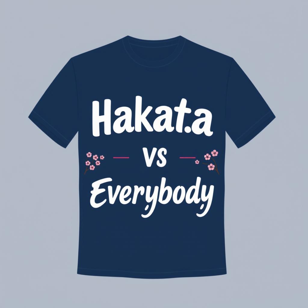 Hype Up Your Style with Hakata Fukuoka vs Everybody T-Shirt