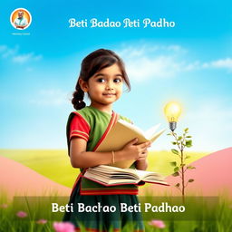 An inspiring image emphasizing the 'Beti Bachao Beti Padhao' campaign