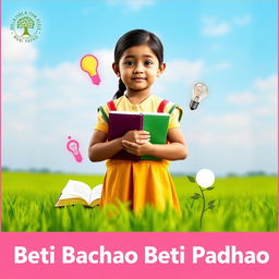 An inspiring image emphasizing the 'Beti Bachao Beti Padhao' campaign