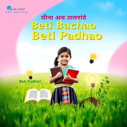 An inspiring image emphasizing the 'Beti Bachao Beti Padhao' campaign