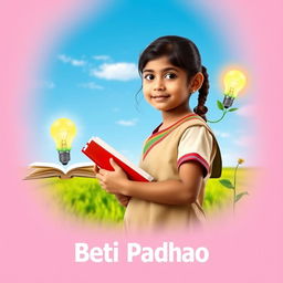 An inspiring image emphasizing the 'Beti Bachao Beti Padhao' campaign