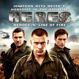 A striking movie poster featuring Jonathan Rhys Meyers, Peter Facinelli, and Stephen Dorff, all in military attire