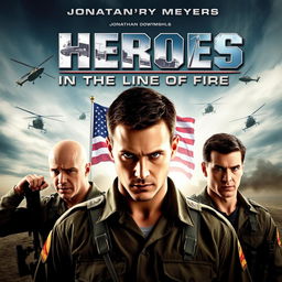 A striking movie poster featuring Jonathan Rhys Meyers, Peter Facinelli, and Stephen Dorff, all in military attire