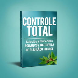 A professional and eye-catching eBook cover for "Controle Total: Soluções Naturais para Ejaculação Precoce"