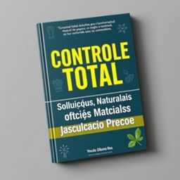 A professional and eye-catching eBook cover for "Controle Total: Soluções Naturais para Ejaculação Precoce"