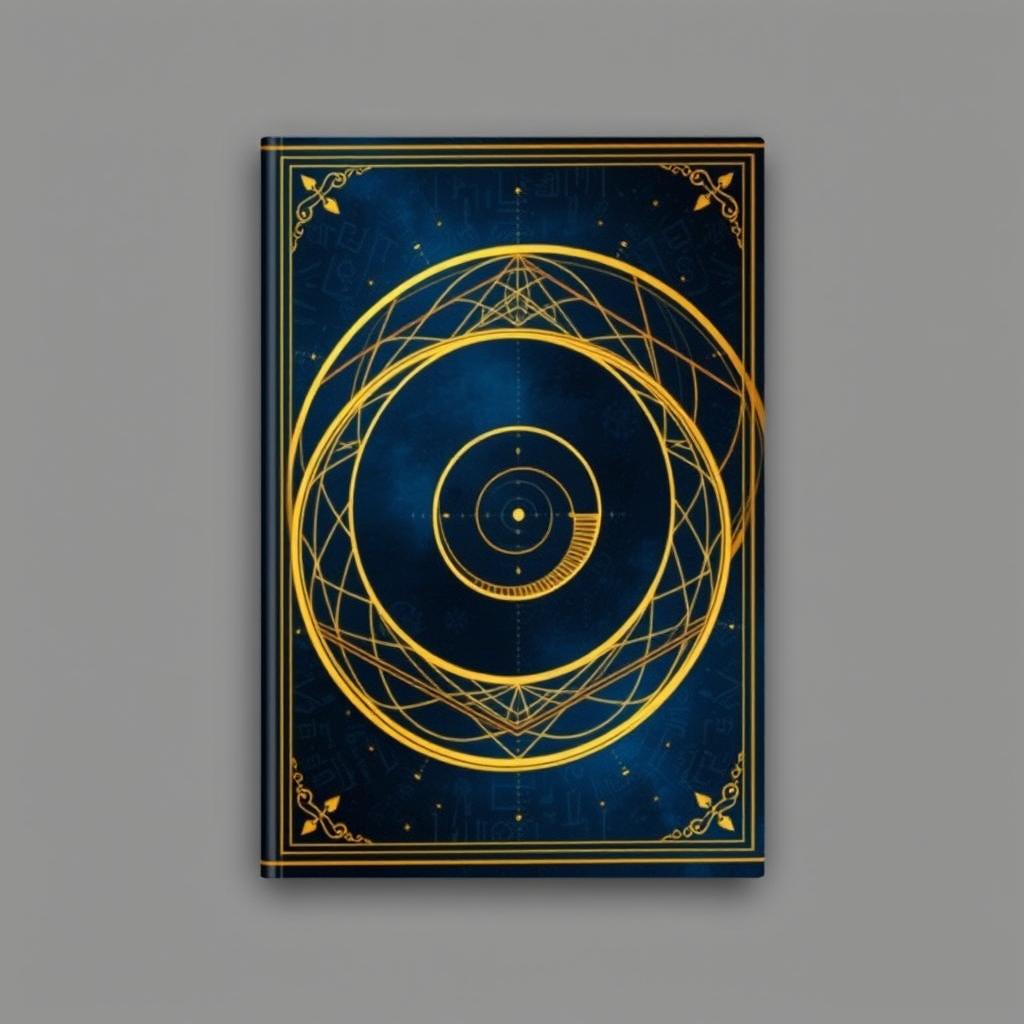 A captivating ebook cover that visually represents the Golden Ratio, Fibonacci sequence, and the Golden Number