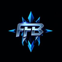 A futuristic and sleek logo design featuring the letters 'FFB'