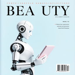 A magazine cover with the title "BEAUTY" at the top