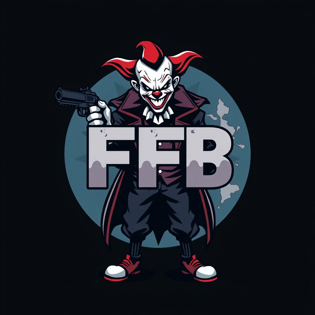 A gamer logo featuring the bold letters 'FFB' integrated seamlessly into the design