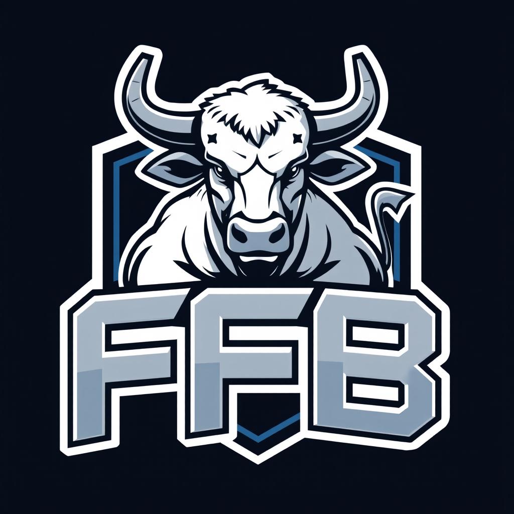 A dynamic gamer logo featuring the bold letters 'FFB'